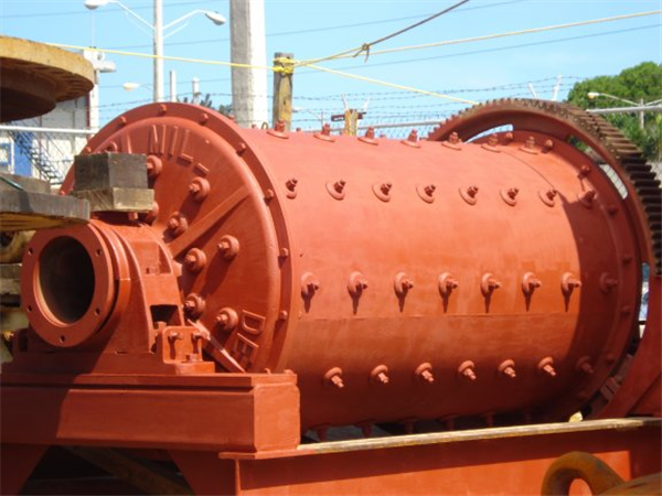 Denver 4' X 8' (1.2m X 2.4m) Skidded Ball Mill With 50 Hp Motor Previously Used In A Lime Slaking System)